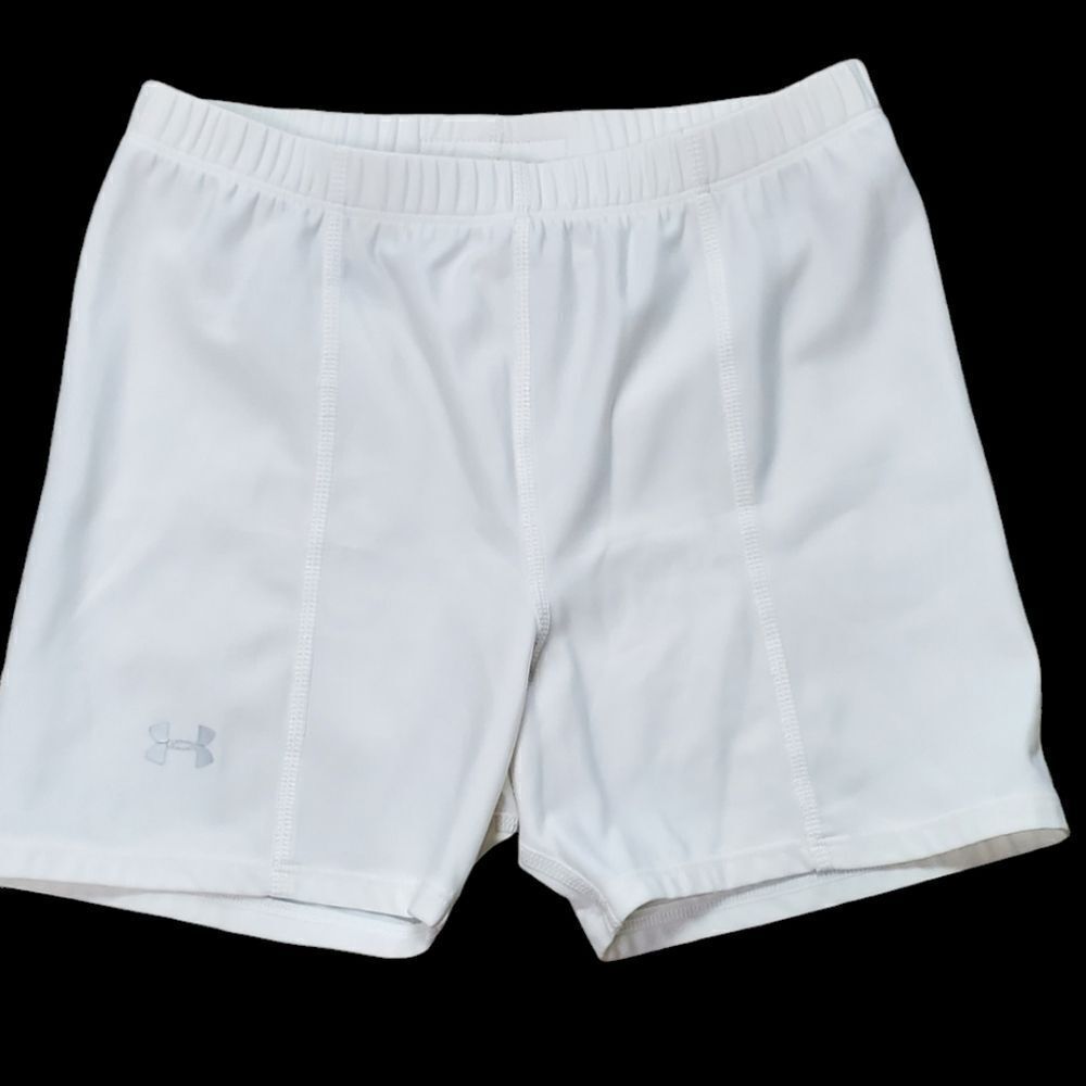 Under Armour White Compression Shorts